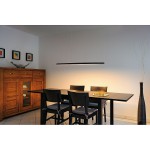 SLV 156227 VINCELLI PD Pendelleuchte, schwarz/Bambus, 2700K LED