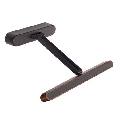 156297 SLV VINCELLI 2 DISPLAY светильник настенный с LED 9Вт (11Вт), 2700К, 500лм, черный / бамбук темный 156297 SLV VINCELLI 2 DISPLAY светильник настенный с LED 9Вт (11Вт), 2700К, 500лм, черный / бамбук темный