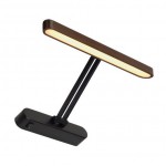 156297 SLV VINCELLI 2 DISPLAY светильник настенный с LED 9Вт (11Вт), 2700К, 500лм, черный / бамбук темный