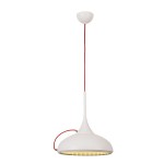 SLV 156301 IRING Pendelleuchte, rund, mattweiss, 72SMD LED, 14W, 3000K