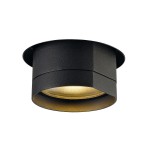 SLV 156410 BILAS Deckeneinbauleuchte, LED Downlight, rund, mattschwarz, 20W, 60°, 2700K