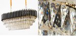 Люстра Empire Black Rectangular Chandelier Crystal ImperiumLoft 156487-22