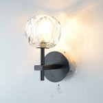 Бра RH Boule de Cristal Single Sconce Black ImperiumLoft 156563-22