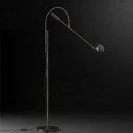 Торшер Restoration Hardware ORBITER II Task Floor Black