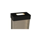 SLV 157000 I-LINE TOUCH Standleuchte, mattschwarz, LED, 3000K, Acryl Seitenschirme