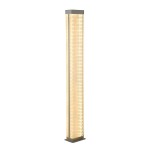 SLV 157004 I-LINE TOUCH Standleuchte, silbergrau, LED, 3000K, Acryl Seitenschirme