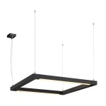 SLV 157650 OPEN GRILL LED, Double Twist Pendelleuchte, eckig, schwarz