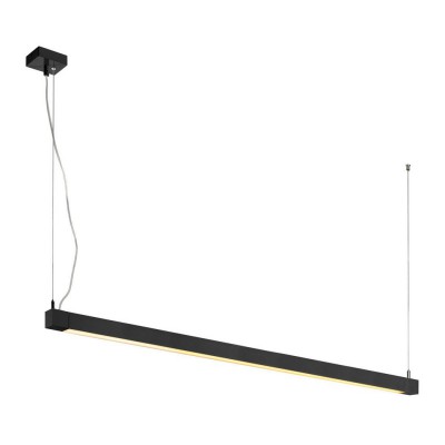 SLV 157670 OPEN GRILL LED, Single Twist Pendelleuchte, 1200mm, schwarz SLV 157670 OPEN GRILL LED, Single Twist Pendelleuchte, 1200mm, schwarz