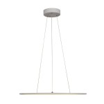 SLV 158632 LED PANEL ROUND, Pendelleuchte , silbergrau, 360LED, 40W, dimmbar 1-10V, 2700K