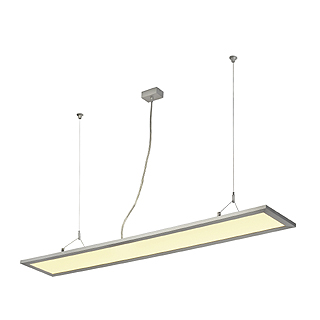 SLV 158734 I-PENDANT PRO LED Panel Pendelleuchte, 1195x295mm, silbergrau, 230V, 4000K