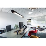 SLV 159140 AIXLIGHT R2 OFFICE LED LONG, Pendelleuchte, schwarz, LED + 2xES111, max. 75W, 153cm