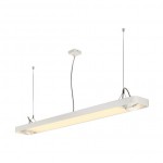 SLV 159141 AIXLIGHT R2 OFFICE LED LONG, Pendelleuchte, weiss, LED + 2xES111, max. 75W, 153cm
