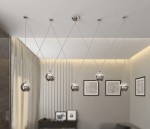 Люстра подвесная регулируемая Favourite 1598-5P Giallo