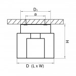 Светильник точечный накладной Lightstar 160204 Cubo