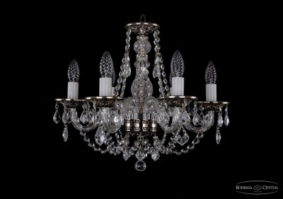 Люстра хрустальная Bohemia Ivele 1606/6/160/NB/Leafs