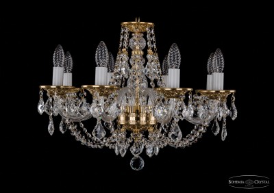 Люстра хрустальная Bohemia Ivele 1606/8/195/G/Leafs