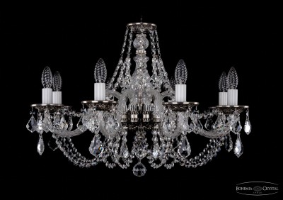 Люстра хрустальная Bohemia Ivele 1606/8/240/NB/Leafs
