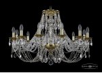 Люстра хрустальная Bohemia Ivele 1606/12/300IV/G