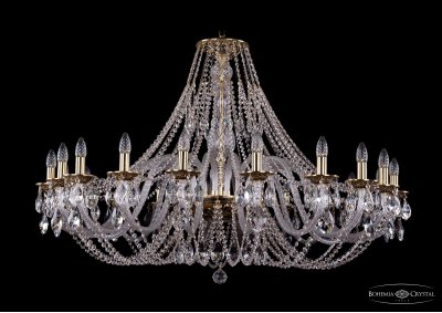 Люстра хрустальная Bohemia Ivele 1606/20/460/GB Люстра хрустальная Bohemia Ivele 1606/20/460/GB