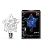 Лампа Gauss Filament Star 2W Е27 RGB LED (160802008)