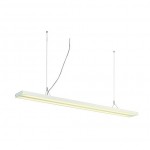 SLV 160831 KUNO Pendelleuchte, weiss, 2xT5 35W, inkl. PMMA Diffusor