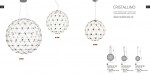 Люстра шар LED Divinare 1610/02 SP-60 CRISTALLINO