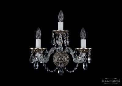 Светильник настенный бра Bohemia Ivele 1610/3/NB