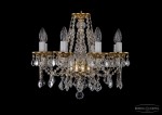 Люстра хрустальная Bohemia Ivele 1613/8/165/G/Leafs