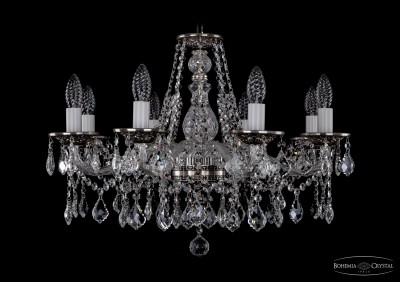 Люстра хрустальная Bohemia Ivele 1613/8/220/NB/Leafs