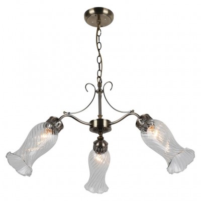 Подвесной светильник Escada 162/3 E14*40W Antique Brass