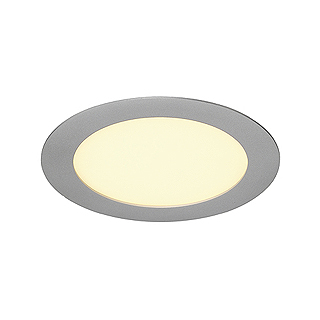 SLV 162743 SENSER Einbauleuchte, rund, silbergrau, 10W, 3000K