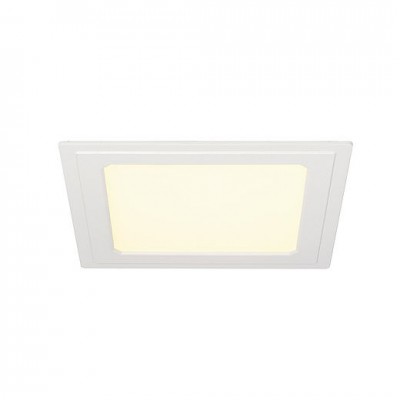 SLV 162773 SENSER Einbauleuchte, eckig, weiss, 10W, 3000K