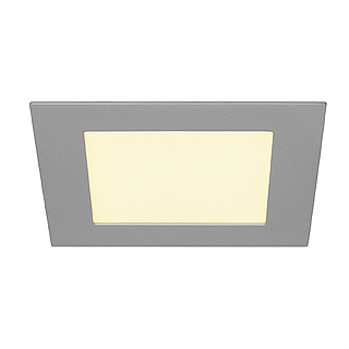 SLV 162803 SENSER Einbauleuchte, eckig, silbergrau, 10W, 3000K