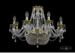 Люстра хрустальная Bohemia Ivele 1650/8/160/30/G