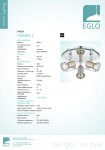 Светильник для ванной комнаты Eglo 94984 TAMARA 1