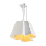SLV 165451 SOBERBIA LED Pendelleuchte, eckig, weiss, 60 SMD LED, 26W, 2700K