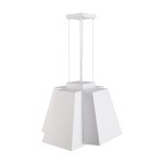 SLV 165451 SOBERBIA LED Pendelleuchte, eckig, weiss, 60 SMD LED, 26W, 2700K