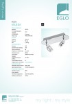 Светильник для ванной комнаты Eglo 95278 AGUEDA