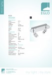 Светильник для ванной комнаты Eglo 95278 AGUEDA