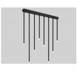 Светильник RHEA С L80 Black ImperiumLoft 167390-26