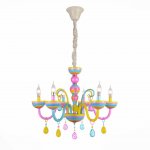 Разноцветная люстра RAINBOW 5 ImperiumLoft 167610-26