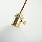 Бра с подвесным плафоном BRAID WALL White ImperiumLoft 167735-26