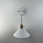 Бра с подвесным плафоном BRAID WALL White ImperiumLoft 167735-26