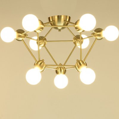 Потолочная люстра «молекулярной» формы NANO ImperiumLoft 167749-26