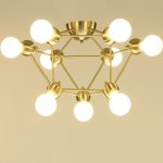 Потолочная люстра «молекулярной» формы NANO ImperiumLoft 167749-26