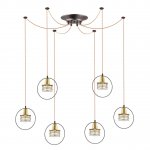 Люстра «паук» с пятью подвесами FESTER ImperiumLoft 167770-26