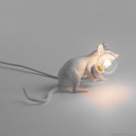 Настольная лампа Mouse Lying белый ImperiumLoft 168481-22