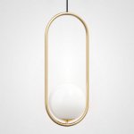 Подвесной светильник Matthew McCormick hoop 50 Gold MILA Pendant ImperiumLoft 168492-22