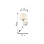 Настенный светильник Favourite 1687-2W Baumwolle