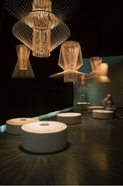 Подвесной светильник Foscarini ALLEGRO ASSAI коричневый